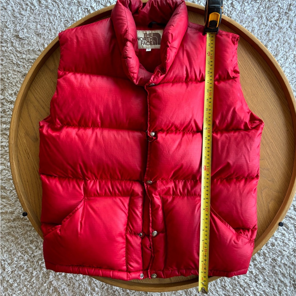 The North Face Cherry Red Down Vest -XL
